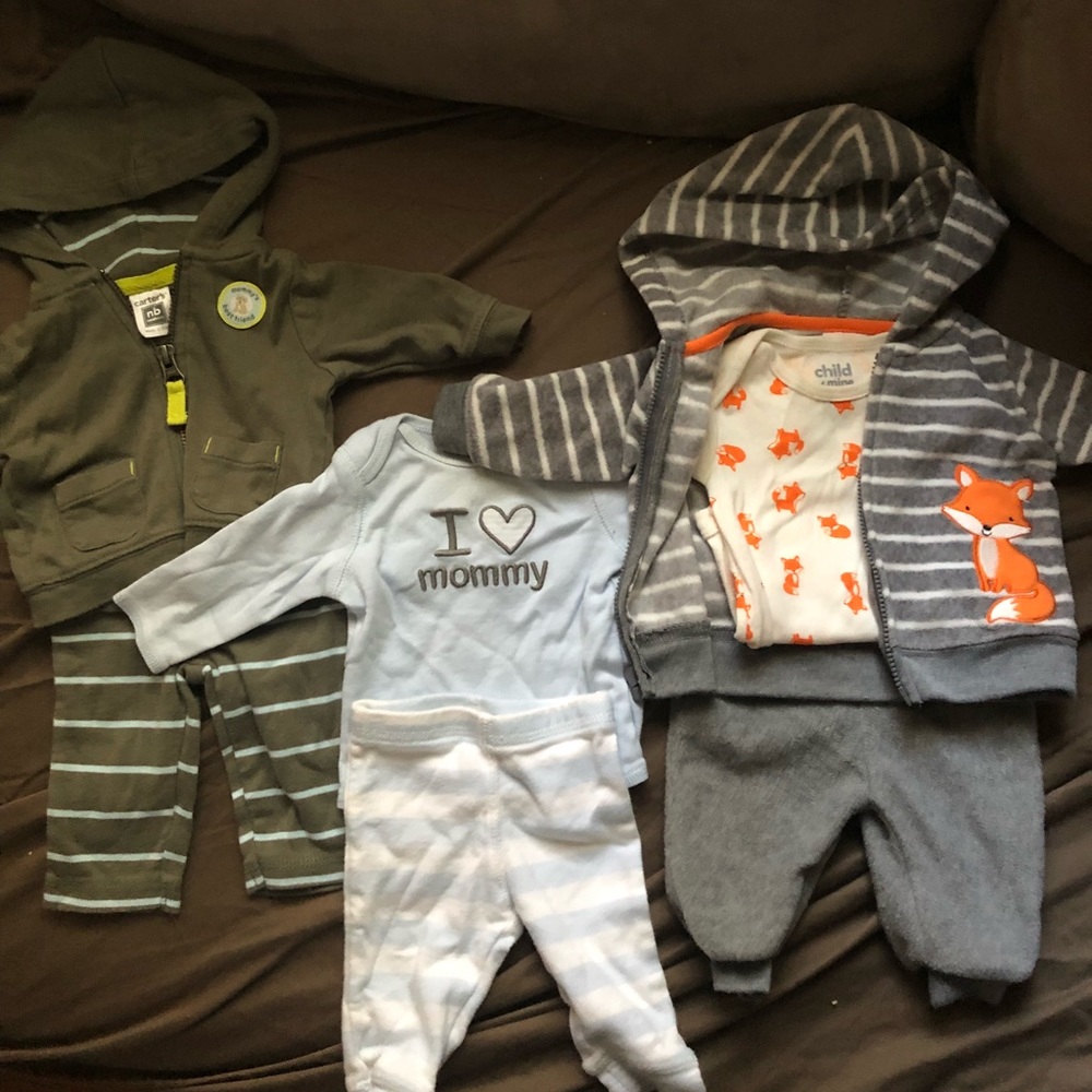 2Carter 2- piece sets 1child of mine 3- piece sets